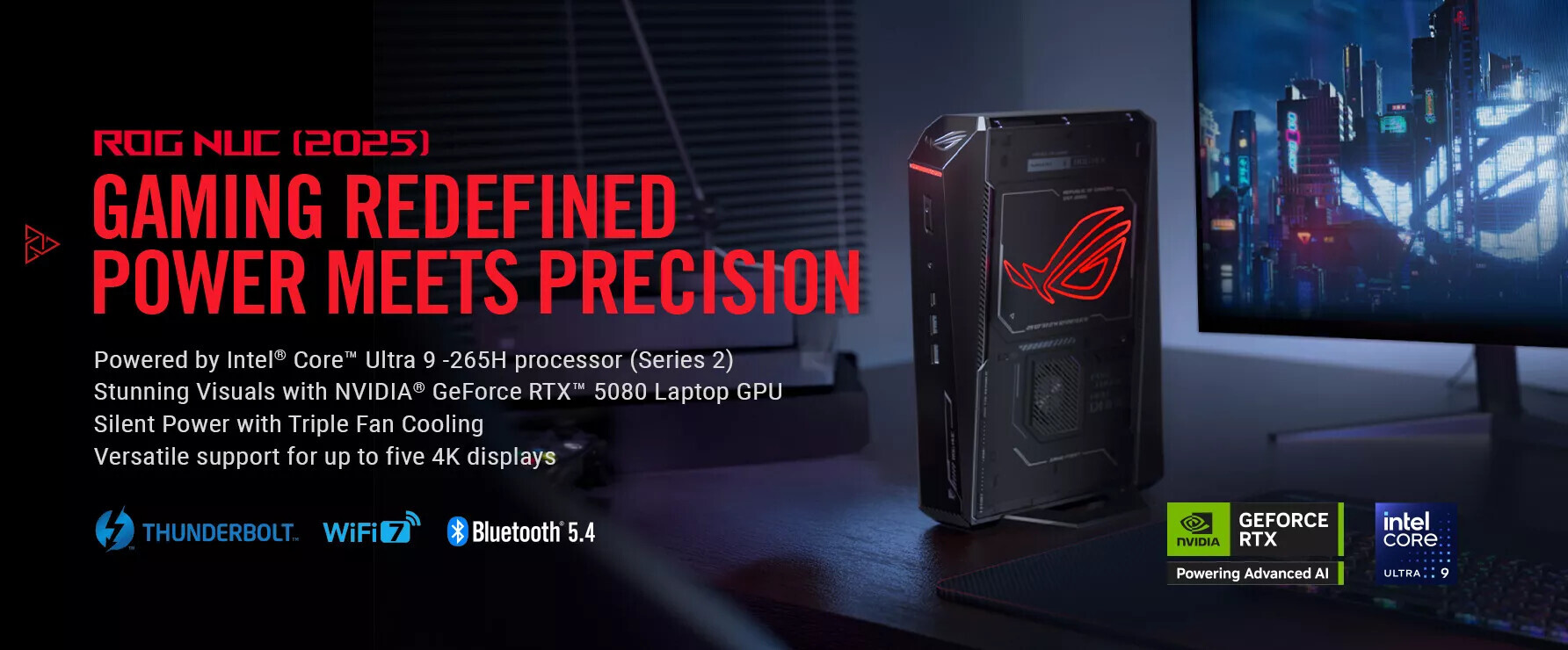 ASUS Republic of Gamers ประกาศเปิดตัว ROG NUC (2025) มินิพีซีสำหรับเล่นเกมเพื่อสายเกมมิ่งโดยเฉพาะ