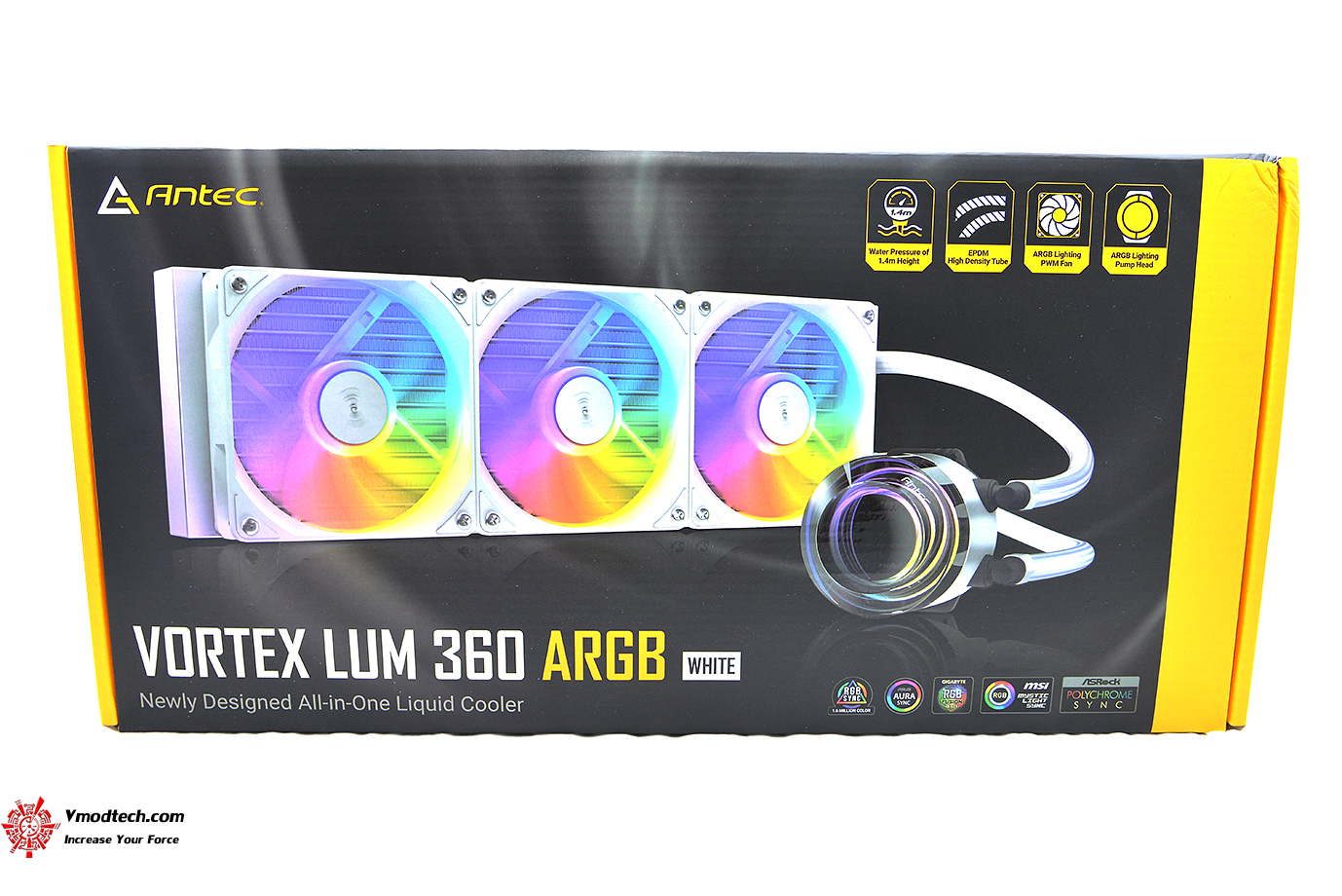dsc 72221 ANTEC VORTEX LUM 360 ARGB WHITE REVIEW