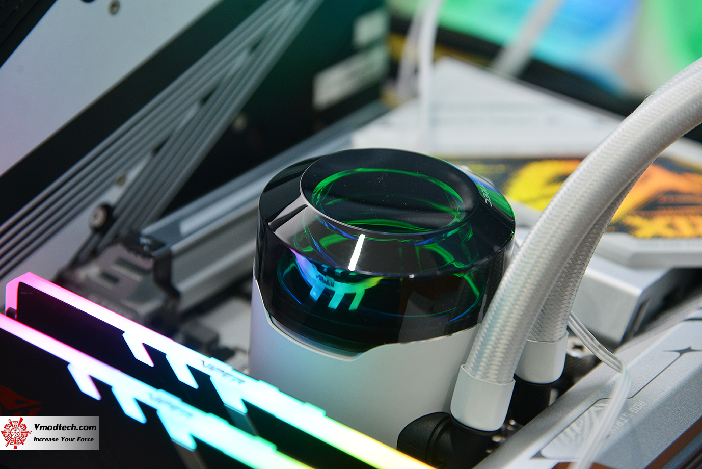 dsc 7397 ANTEC VORTEX LUM 360 ARGB WHITE REVIEW