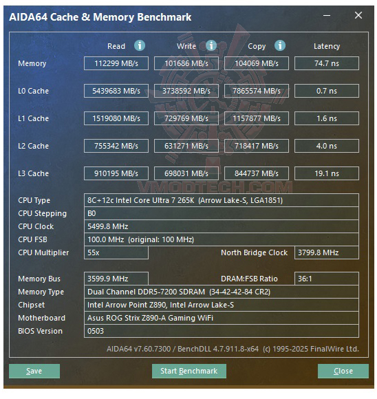 mem ASUS ROG STRIX Z890 A GAMING WIFI REVIEW