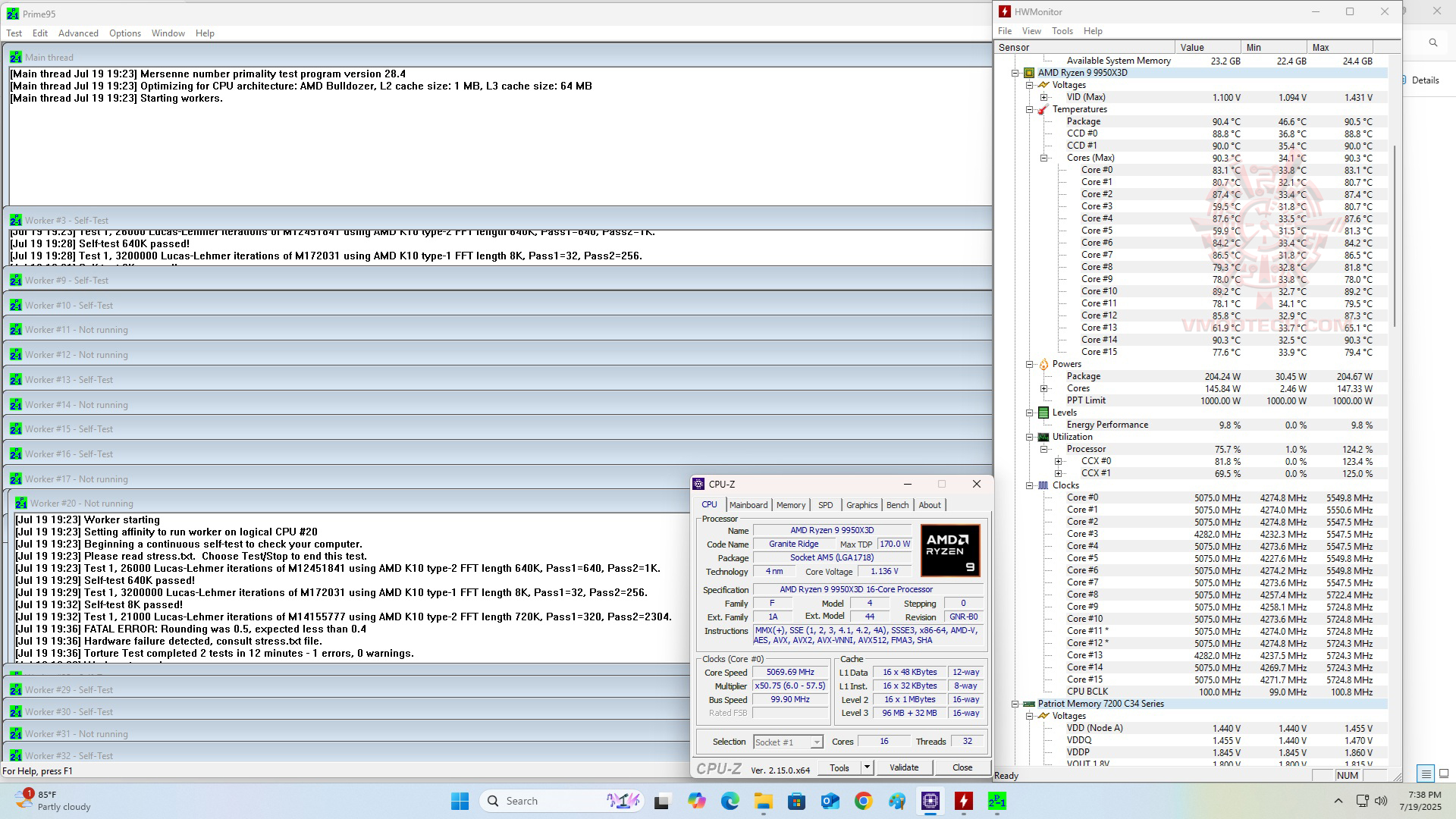 p95 ROG STRIX LC III 360 ARGB LCD White Edition CPU LIQUID COOLER REVIEW