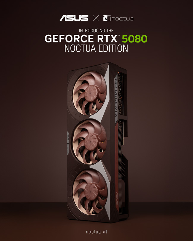 asus 5080 noctua launch web ASUS และ Noctua ประกาศเปิดตัวการ์ดจอ ASUS GeForce RTX 5080 Noctua Edition รุ่นใหม่ล่าสุดอย่างเป็นทางการ 