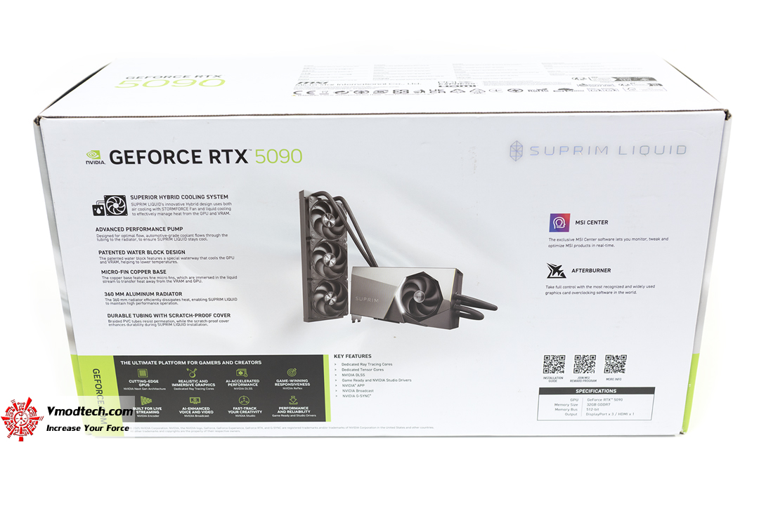 tpp 5135 MSI GeForce RTX™ 5090 32G SUPRIM LIQUID OC Review
