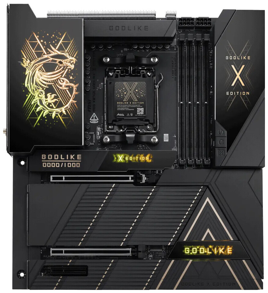 qghufw9ch34yb5y8 MSI เปิดตัวเมนบอร์ด MSI MEG X870E GODLIKE X Edition และ X870E MAX series รุ่นใหม่ล่าสุด