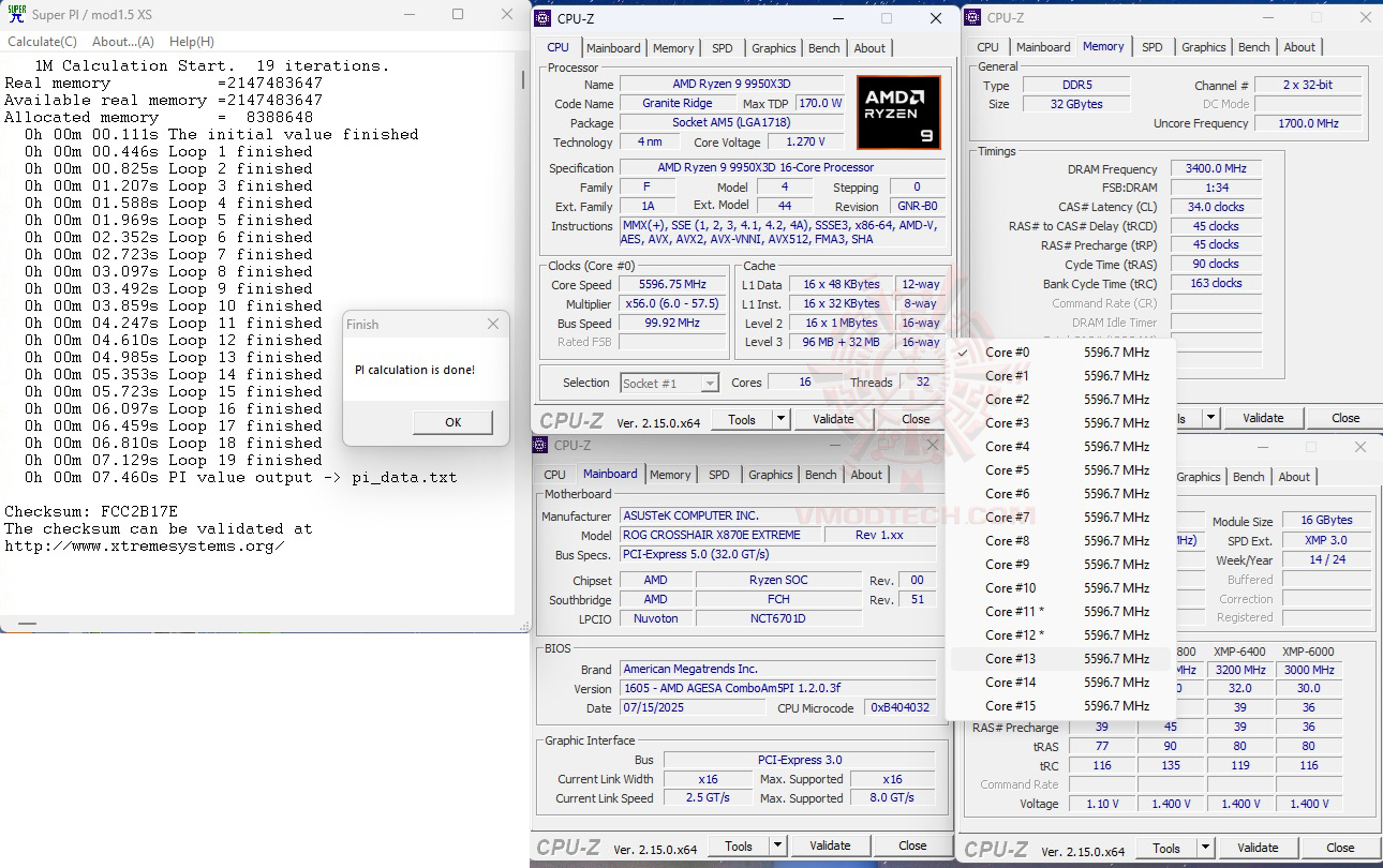 5600mhz all core ASUS ROG CROSSHAIR X870E EXTREME REVIEW