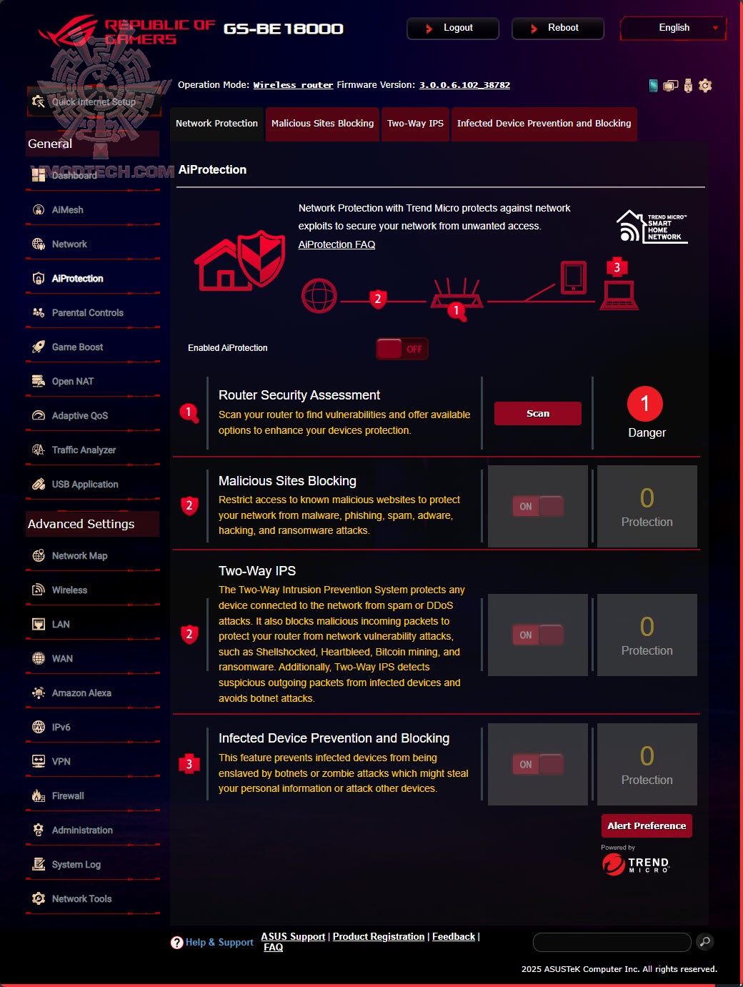 e e ROG STRIX GS BE18000 Ultimate Gaming Router Review