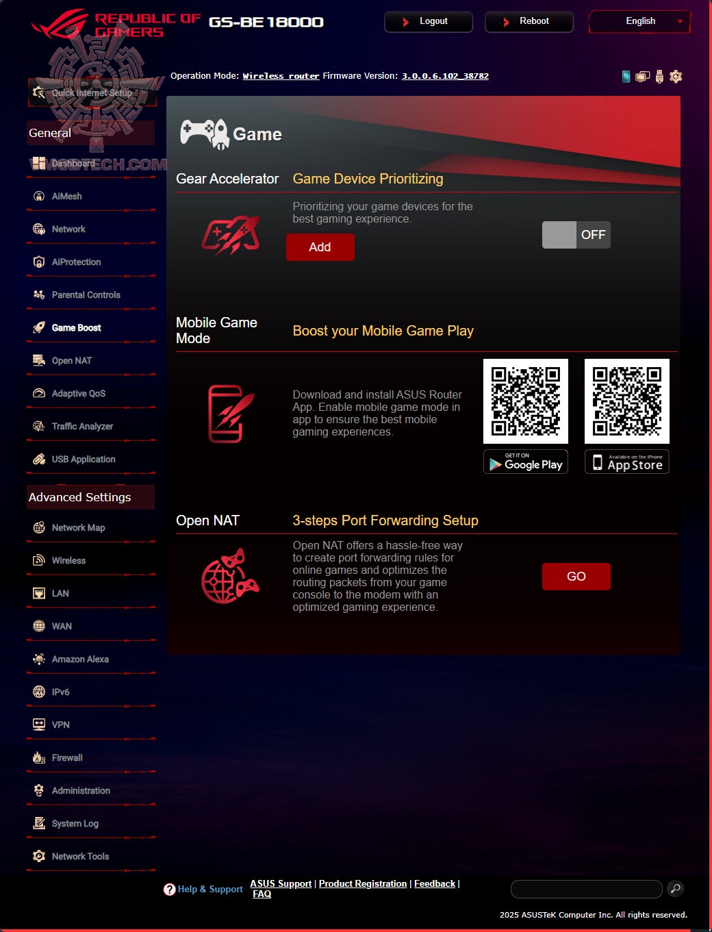 f f ROG STRIX GS BE18000 Ultimate Gaming Router Review