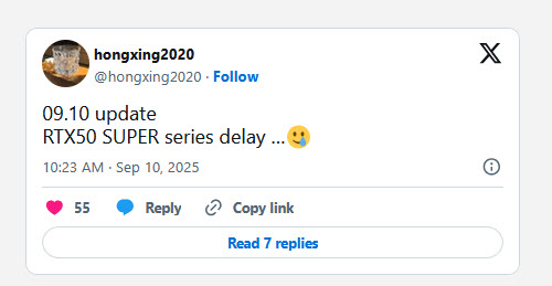 2025-09-11_10-39-20 2025 09 11 10 39 20 ลือ!! การ์ดจอ NVIDIA GeForce RTX 50 SUPER อาจจะเลื่อนและไม่เปิดตัวก่อนงาน CES 2026