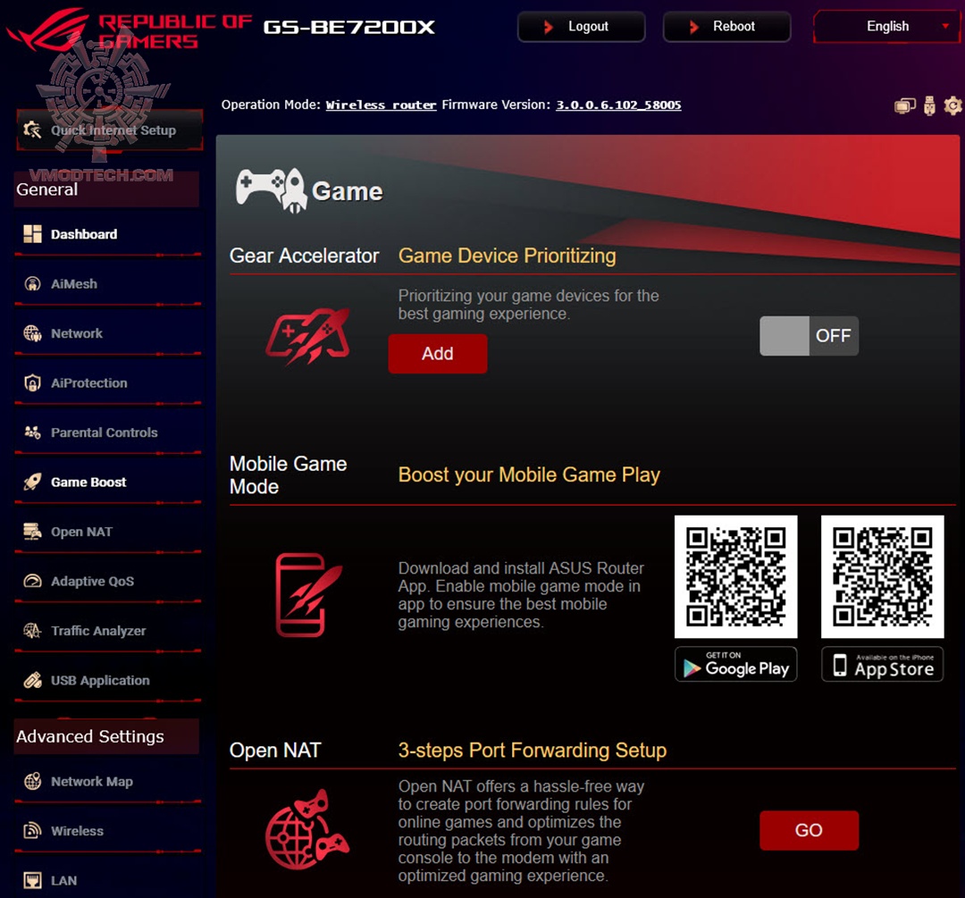 5 gameboost ASUS ROG STRIX GS BE7200X Dual Band Gaming Router Review