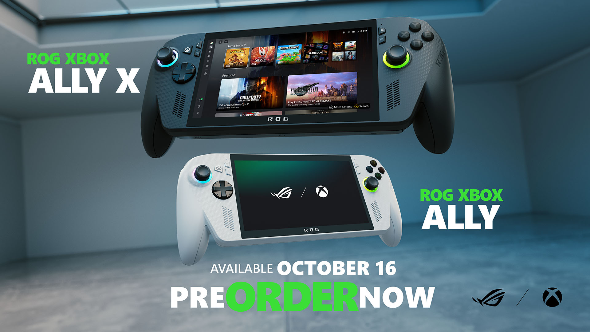  Xbox เปิดจอง ROG Xbox Ally X และ ROG Xbox Ally แล้ววันนี้ ปลดล็อคพลังเกมพีซีพกพาในมือคุณ พร้อมวางจำหน่ายในไทย 16 ตุลาคมนี้