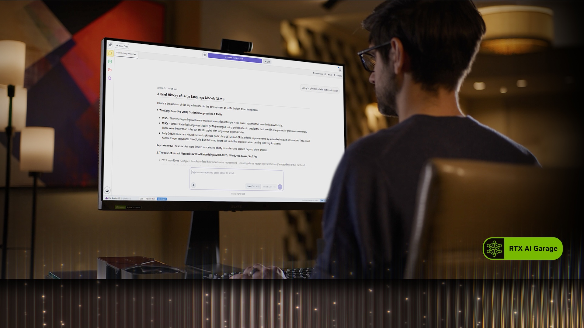 NVIDIA RTX AI Garage วิธีการรัน LLM ยอดนิยมบนเครื่องพีซีของคุณ