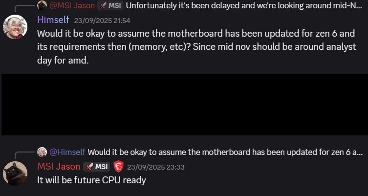 msi amd ryzen zen 6 cpu support am5 motherboards MSI เผยเมนบอร์ด MSI 800 series AM5 พร้อมรองรับซีพียู Zen 6 รุ่นใหม่ในอนาคต 