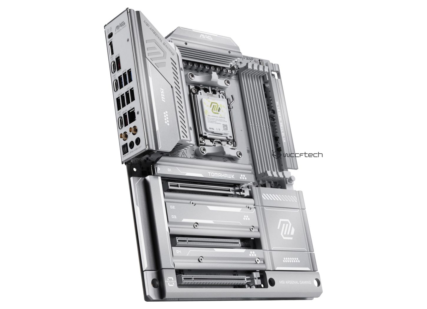 msi mag x870e tomahawk max wifi pz 02 scaled videocardz MSI เผยเมนบอร์ด MSI 800 series AM5 พร้อมรองรับซีพียู Zen 6 รุ่นใหม่ในอนาคต 