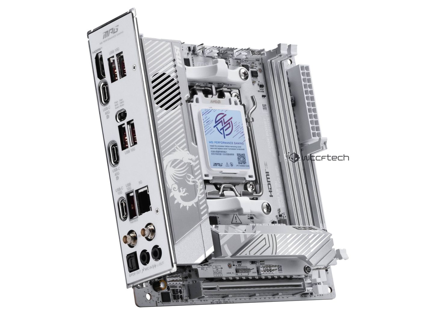 msi mpg x870i edge ti evo wifi 02 videocardz MSI เผยเมนบอร์ด MSI 800 series AM5 พร้อมรองรับซีพียู Zen 6 รุ่นใหม่ในอนาคต 