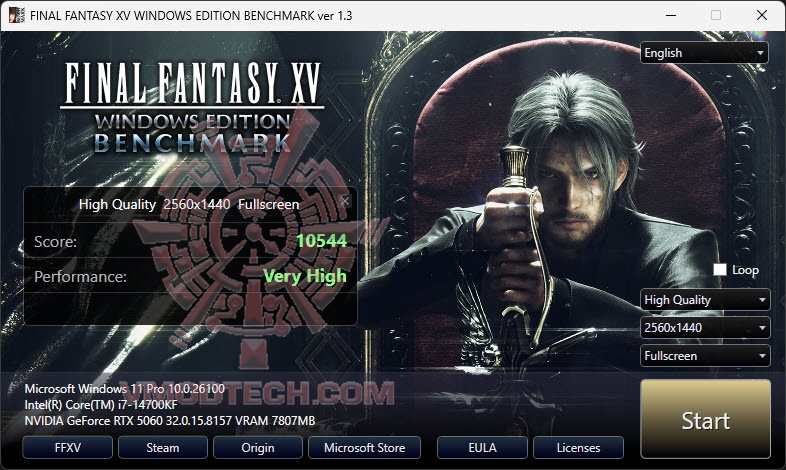 ff2k Palit GeForce RTX™ 5060 Infinity 2 OC Review