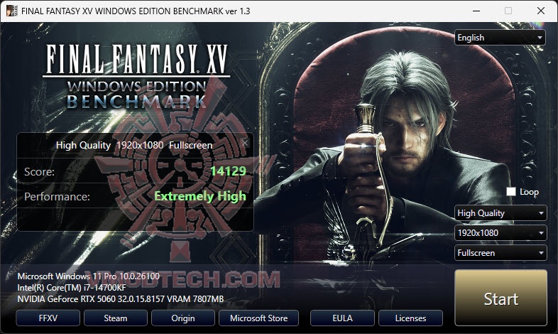 ffhd Palit GeForce RTX™ 5060 Infinity 2 OC Review
