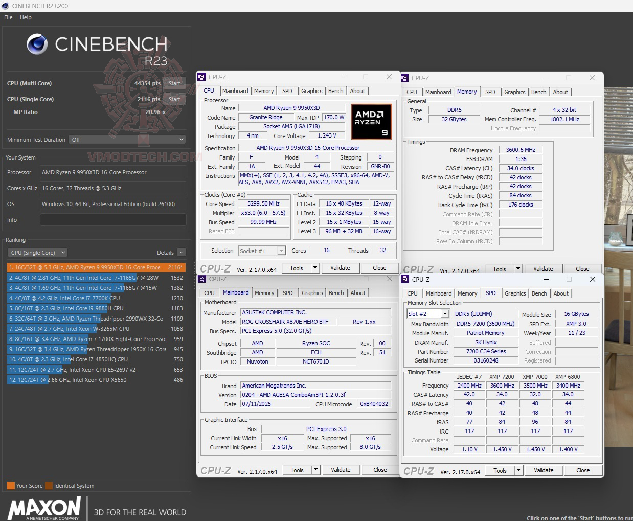c23 ASUS ROG CROSSHAIR X870E HERO BTF REVIEW