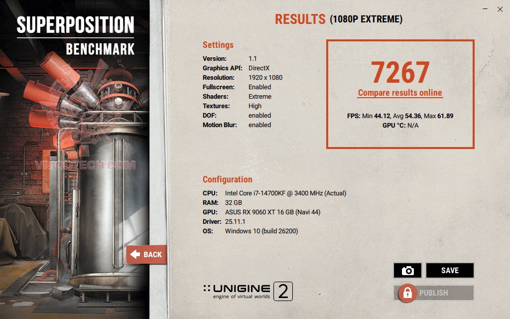 spx ASUS TUF Gaming Radeon™ RX 9060 XT 16GB GDDR6 OC Edition Review