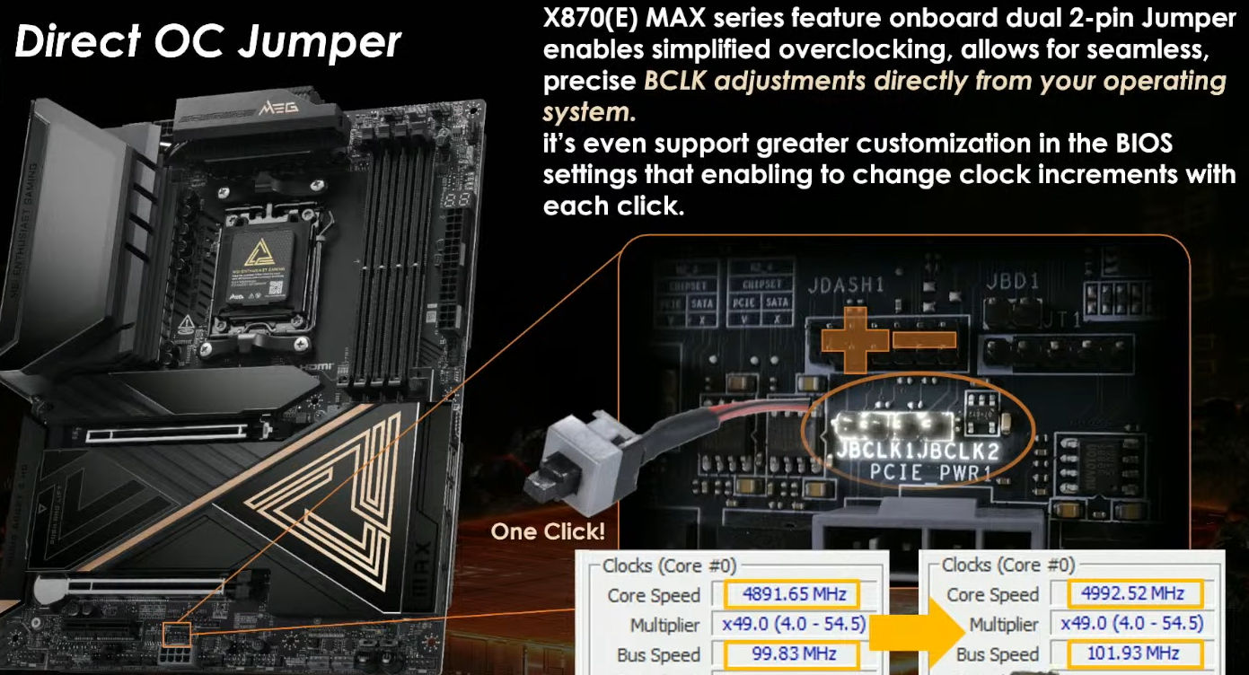 597381509_1261983635965016_5336227445460417182_n 597381509 1261983635965016 5336227445460417182 n MSI อัพเดทเมนบอร์ด MSI X870E MAX และ EVO พร้อม BIOS ขนาด 64MB สำหรับซีพียู AMD AM5 Ryzen รุ่นใหม่ในอนาคตที่กำลังจะเปิดตัวในเร็วๆ นี้