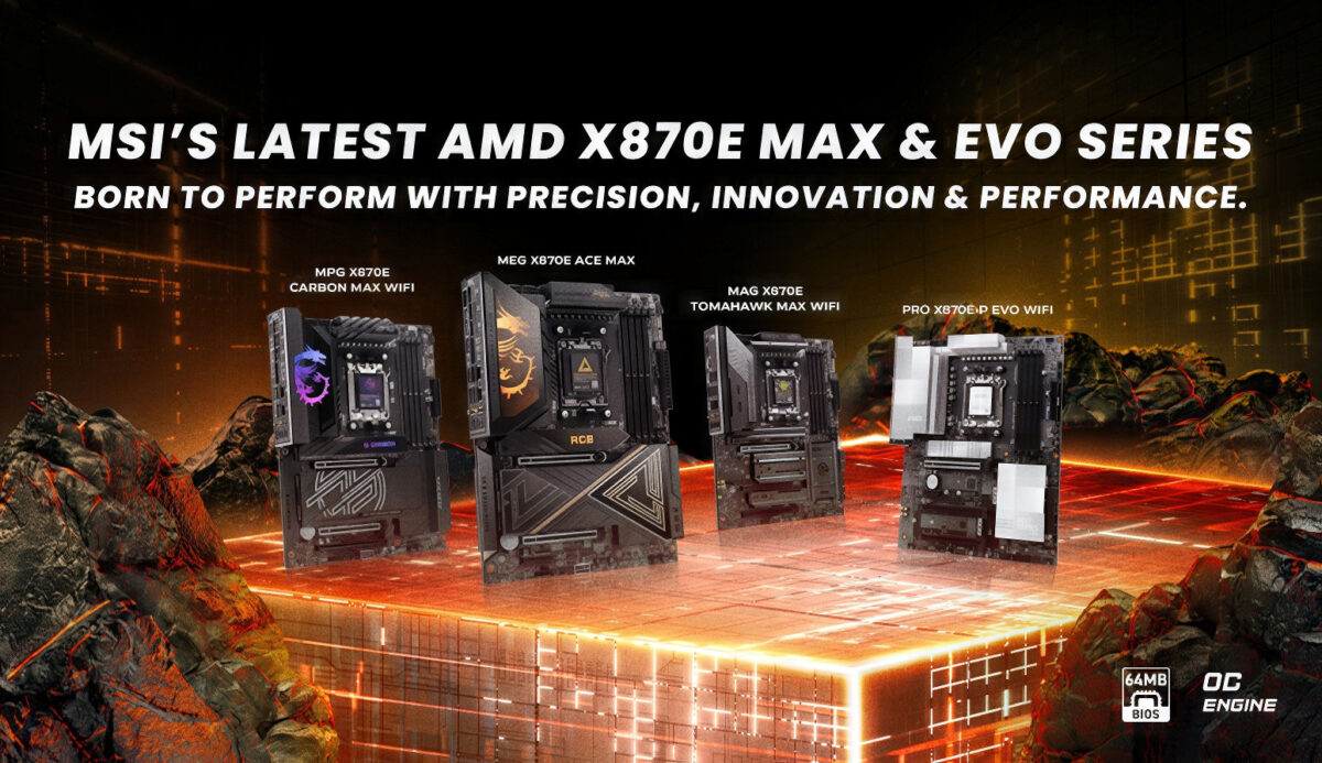 msi-bios-64mb-update-ryzen-9850x3d msi bios 64mb update ryzen 9850x3d MSI อัพเดทเมนบอร์ด MSI X870E MAX และ EVO พร้อม BIOS ขนาด 64MB สำหรับซีพียู AMD AM5 Ryzen รุ่นใหม่ในอนาคตที่กำลังจะเปิดตัวในเร็วๆ นี้
