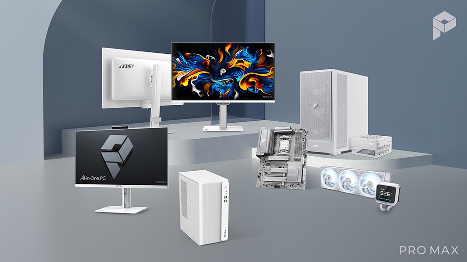 MSI เปิดตัวซีรีส์ PRO MAX ใหม่ ยกระดับการทำงานในทุกวันให้ก้าวข้ามทุกขีดจำกัด