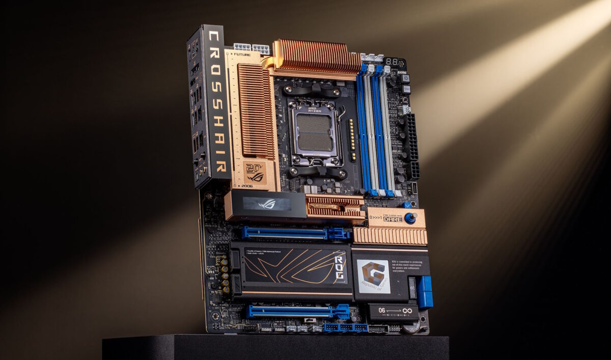asus rog crosshair 2006 gaming motherboard 13 1200x707 ASUS เปิดตัวเมนบอร์ด ROG Crosshair 2006 รุ่นพิเศษฉลองครบรอบ 20 ปี ROG