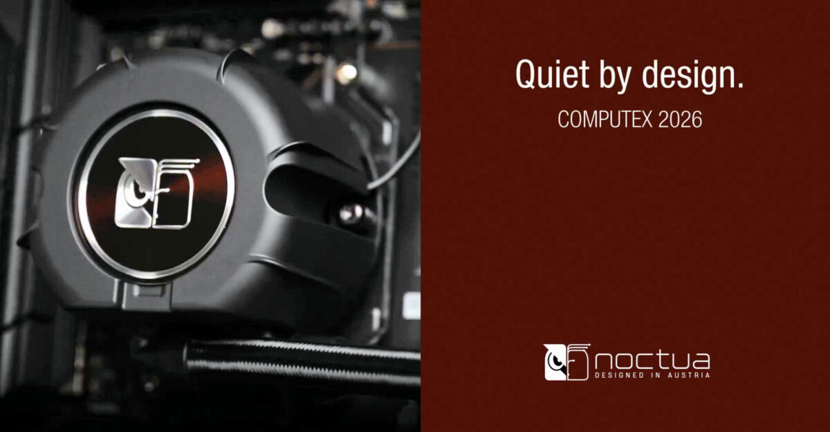 Noctua ปล่อยทีเซอร์ชุดน้ำ AIO รุ่นแรก ก่อนเปิดตัวใน Computex 2026 ชูจุดเด่นความเงียบของปั๊มน้ำ