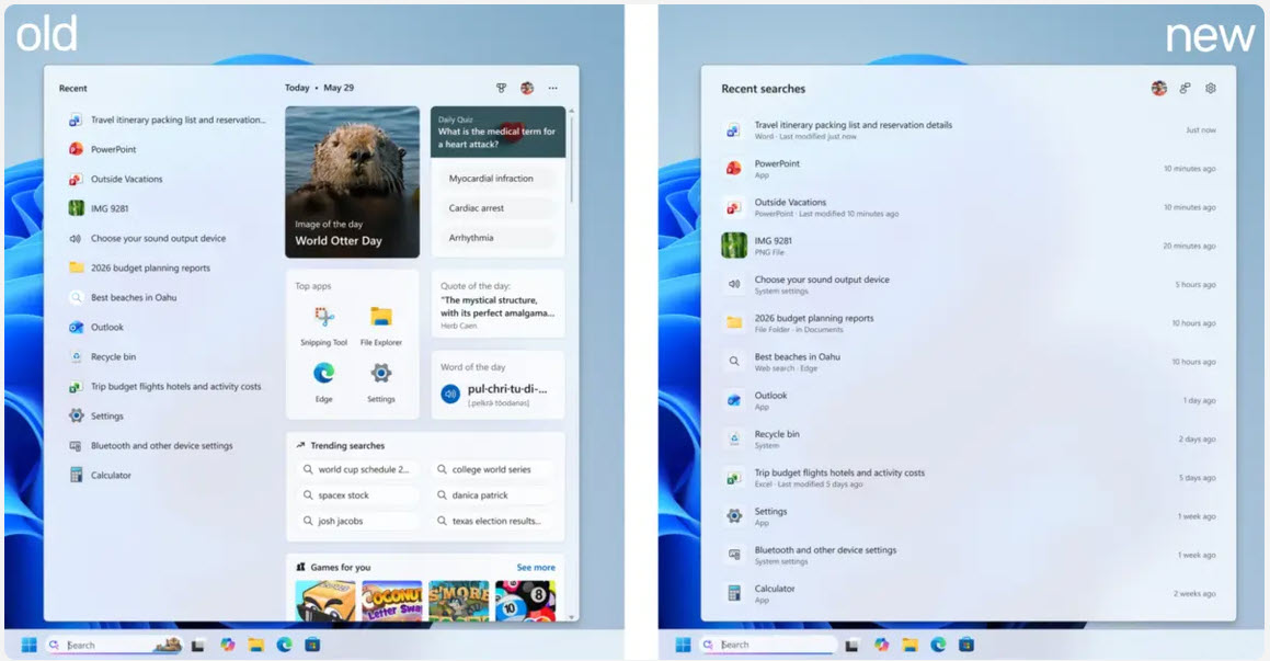 Microsoft ปรับใหญ่ Windows 11 Search เลิกแสดงคอนเทนต์โปรโมต ค้นหาไฟล์และแอปได้ตรงขึ้น