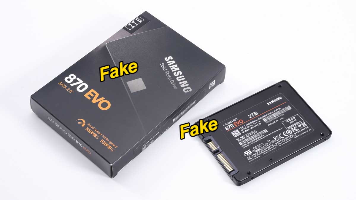ระวัง! พบ Samsung 870 EVO ปลอม ภายนอกเหมือนของแทบทุกจุด แต่ข้อมูลหายได้