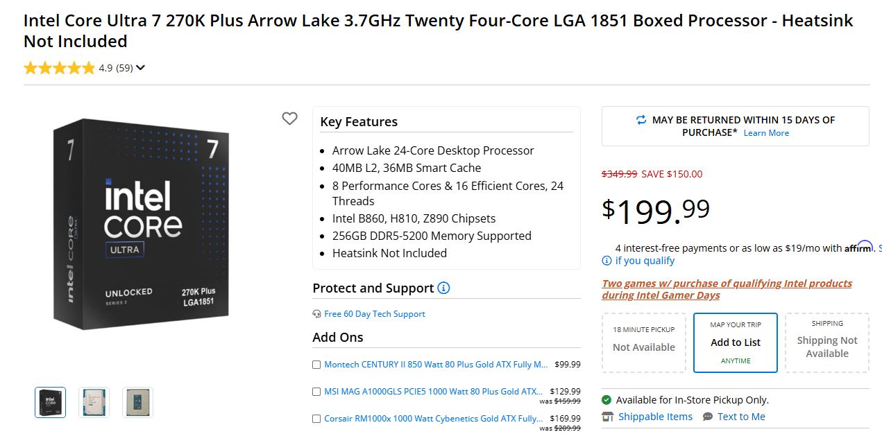 core-ultra-7-270k-plus-deal-micro-center-199