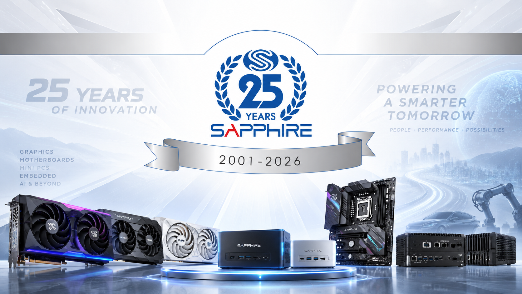 SAPPHIRE Technology ฉลองครบรอบ 25 ปี เดินหน้าขยายธุรกิจสู่ Edge AI และ Embedded