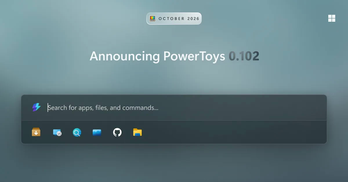 Microsoft อัปเดต PowerToys 0.102 เพิ่ม CursorHide และ Mouse Button Lock