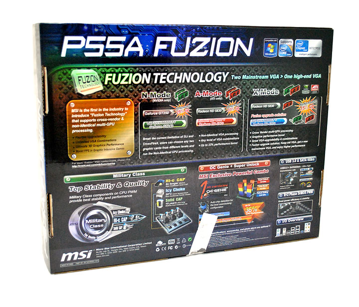326 326 MSI P55A Fuzion Review