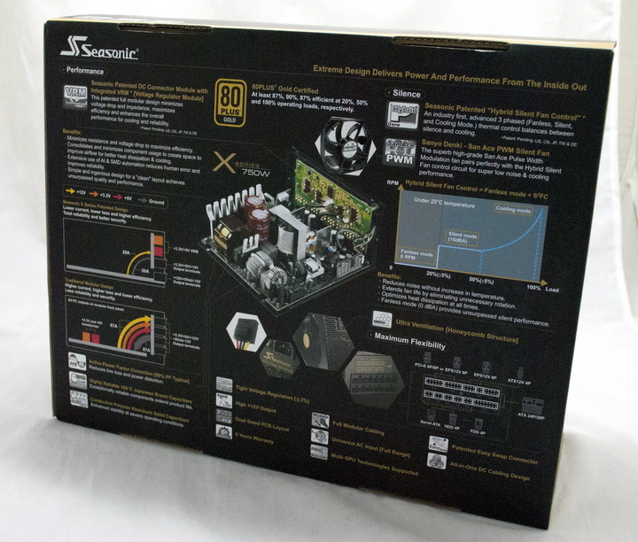 3 Seasonic X series 750W Gold