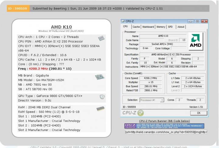 42amd AMD Athlon™II X2 250 Review