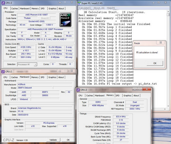 pi1m Asrock 890FX Deluxe4  Review