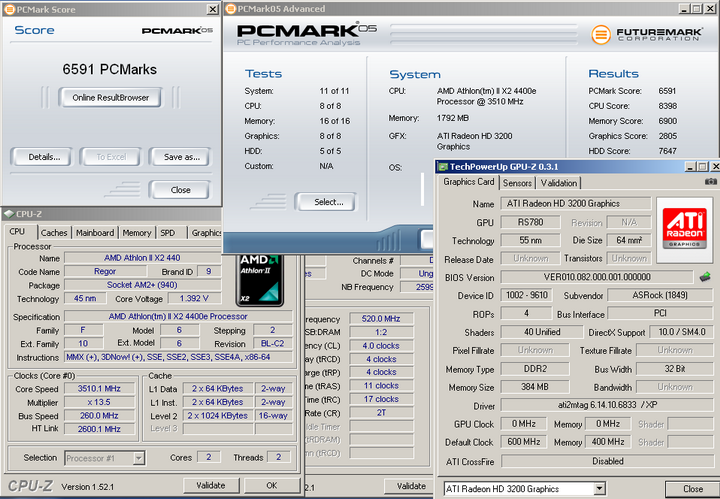 pcm05 Economy with Asrock A780GM LE/128M
