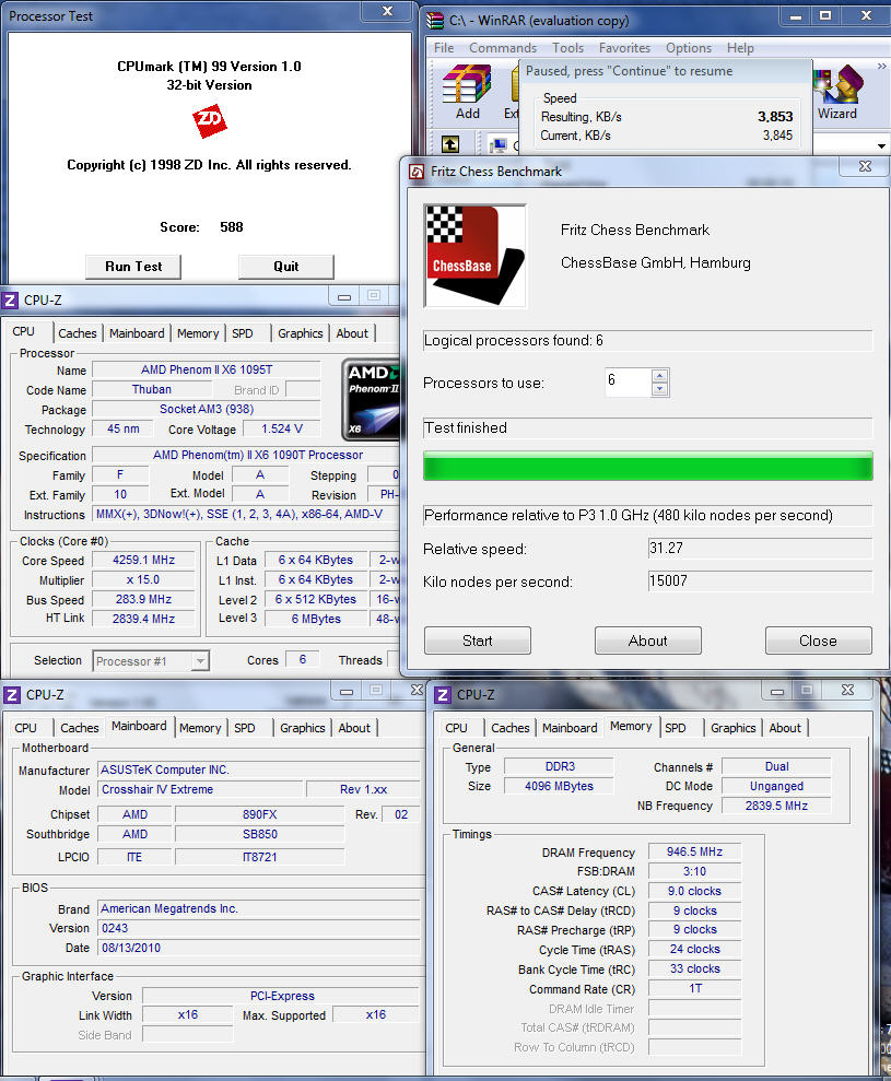 mix Asus Crosshair IV Extreme  Review