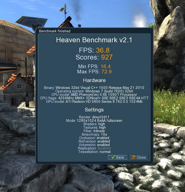 unigine 2010 10 01 11 16 20 69 Asus Crosshair IV Extreme  Review