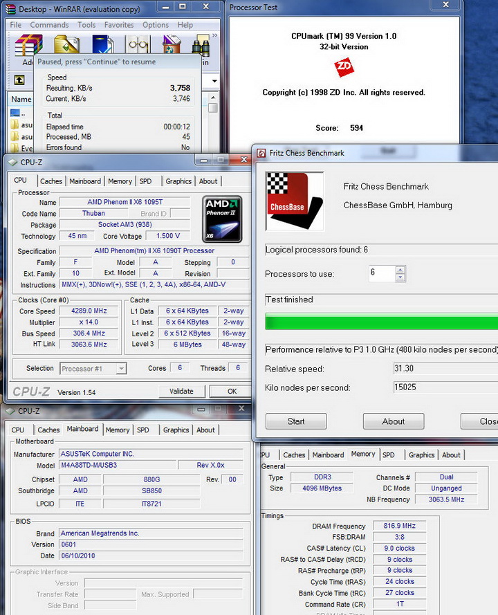 mix Asus M4A88TD M/USB3 Motherboard Review