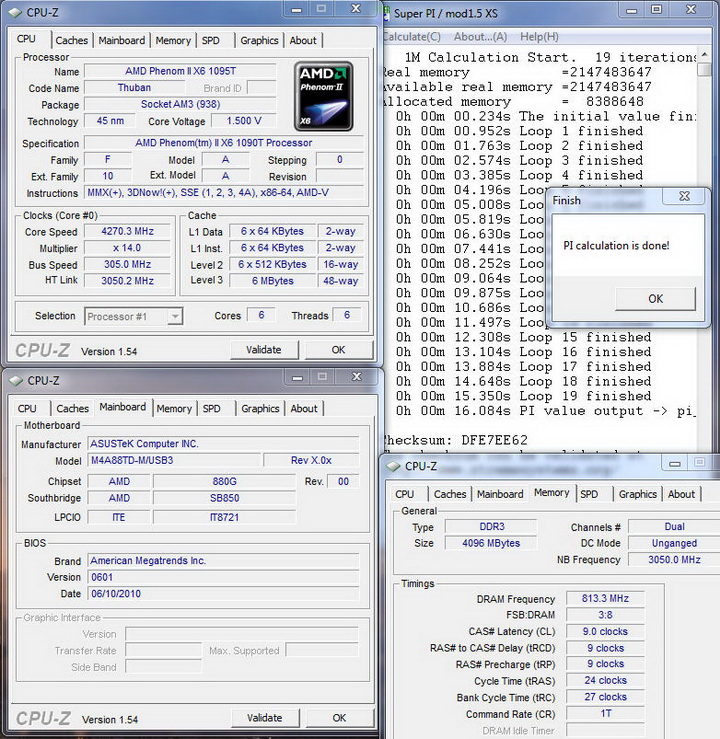 pi1m Asus M4A88TD M/USB3 Motherboard Review