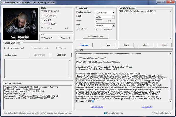 crysis crysis ASUS M4A89TD PRO Motherboard Review