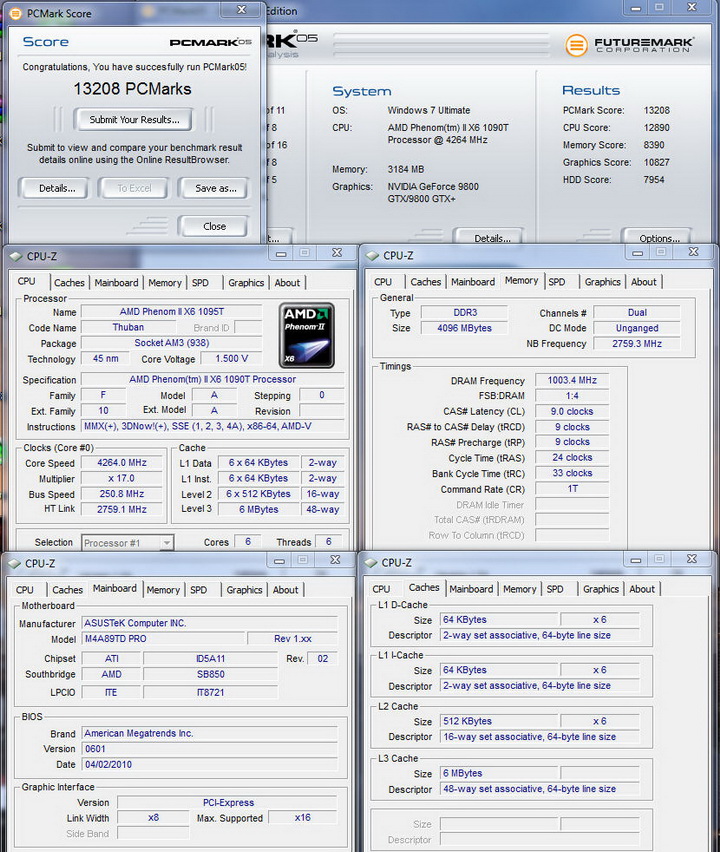 pcmark05 pcmark05 ASUS M4A89TD PRO Motherboard Review