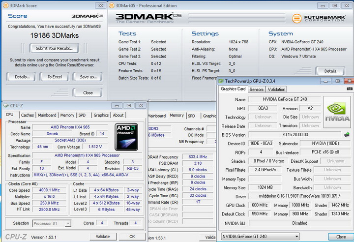 05 Galaxy GT240 1GB DDR3 Review