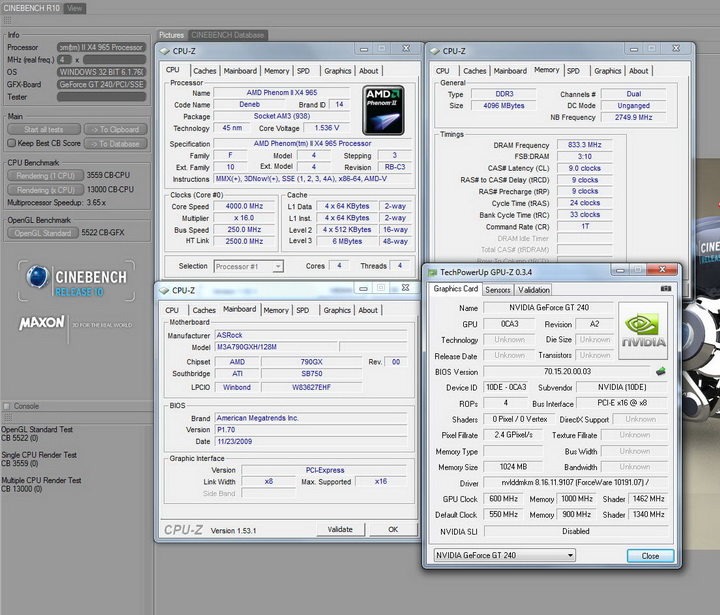 r10 Galaxy GT240 1GB DDR3 Review
