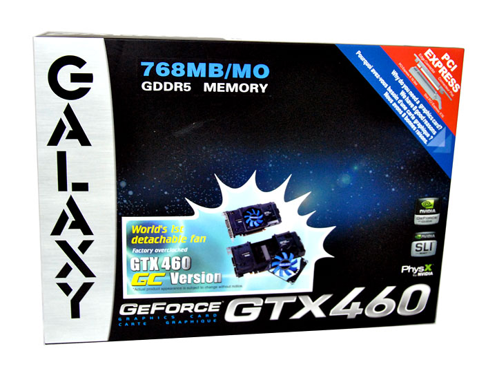 001 GALAXY Geforce GTX460 GC 768MB Review