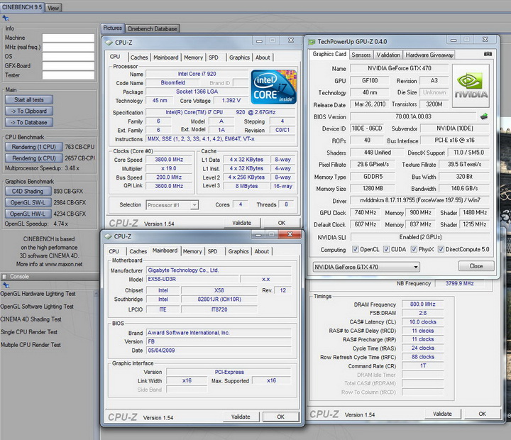 95 GALAXY GTX 470 1280MB SLI Review