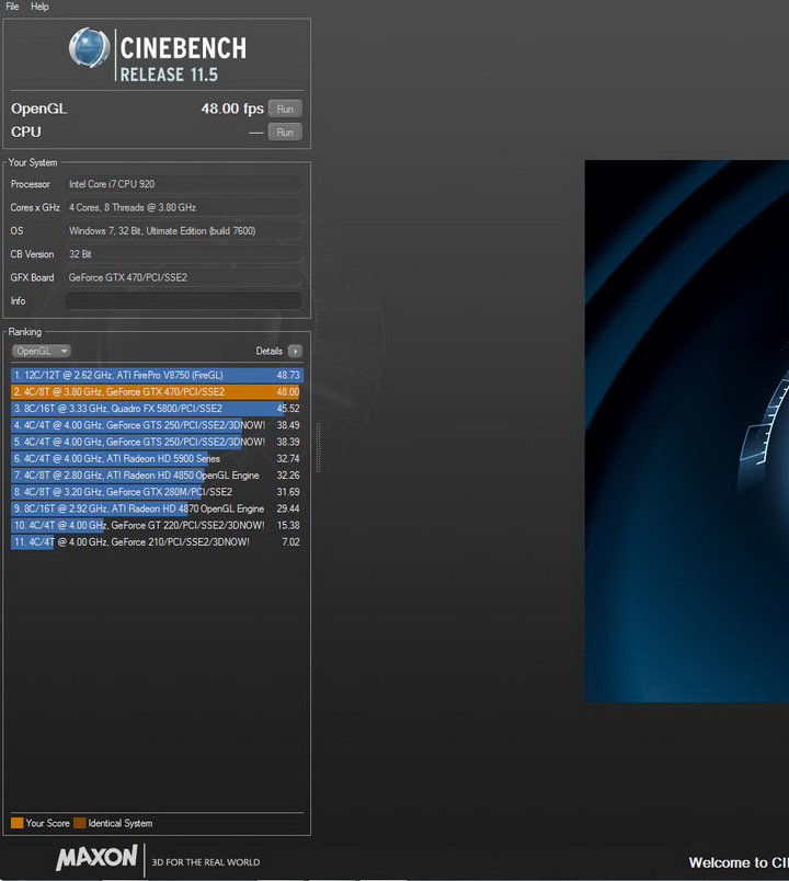 c115 GALAXY GTX 470 1280MB SLI Review