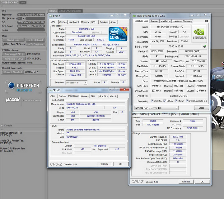 r10 GALAXY GTX 470 1280MB SLI Review