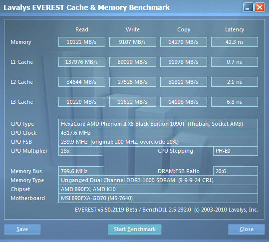 e1 MSI 890FXA GD70 & AMD Phenom II X6 1090T